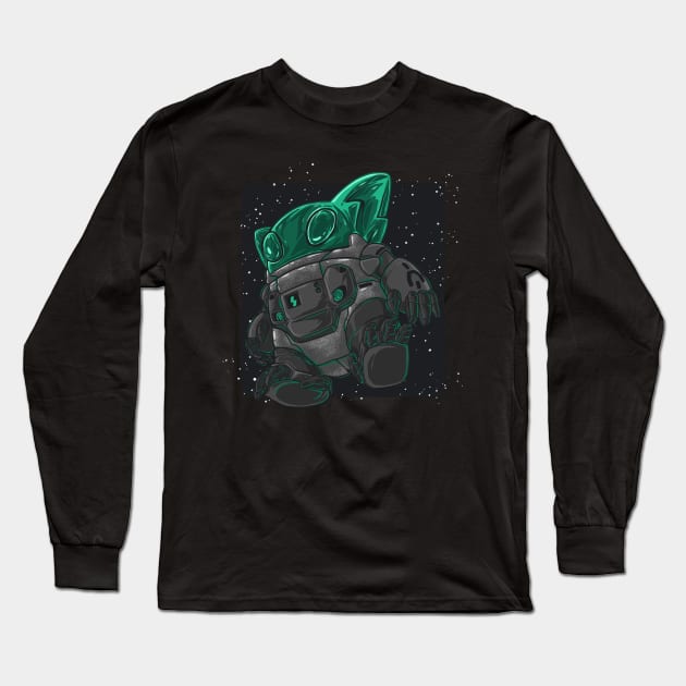 Little Oddy Spacesuit Long Sleeve T-Shirt by iky